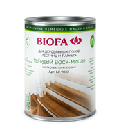 Твердый воск-масло для дерева, шелковисто-матовый Biofa 9032 (Биофа 9032)